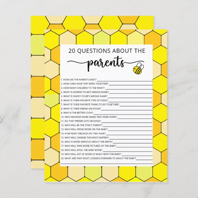 Bienenspiele (Vorne/Hinten)