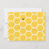 Bienenstationery-Set Mitteilungskarte (Rückseite)