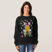 Bienensteiger Ei Funny Bee Ostersonntag Sweatshirt (Vorne ganz)