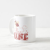 Bienensterbe Niedlich Valentinstag Kaffeetasse (Vorderseite Links)