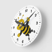 Bienensterben-Cartoon rund um die Uhr (Winkel)