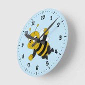 Bienensterben-Cartoon rund um die Uhr (Winkel)