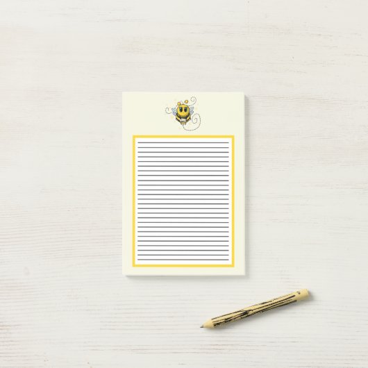 Bienensterben Post-it Klebezettel (Auf Schreibtisch)