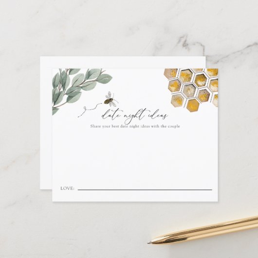 Bienensternacht Ideen Brautparty (Vorderseite/Rückseite Beispiel)
