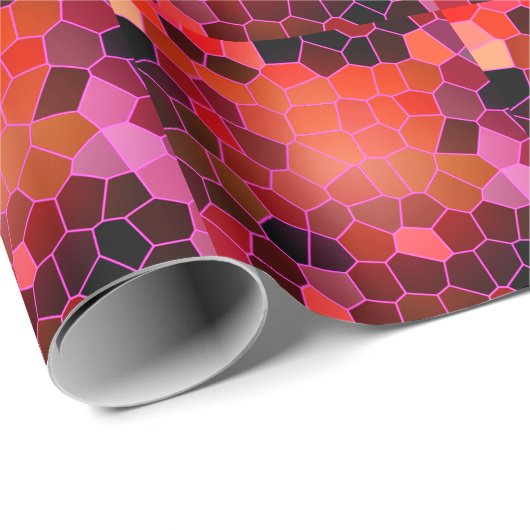 Bienenstöbchenmuster Geschenkpapier (Rolleneckpunkt)