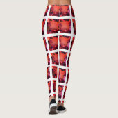 Bienenstöbchenmuster Leggings (Rückseite)