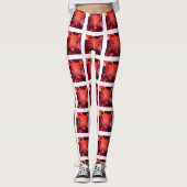 Bienenstöbchenmuster Leggings (Vorderseite)
