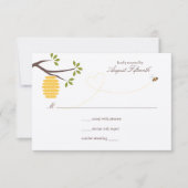 Bienenstöbchenreaktion RSVP Karte (Vorderseite)