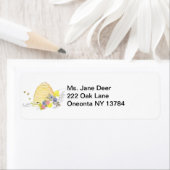 Bienenstock aus gekochtem Stroh und Blume (Insitu)