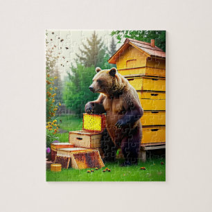 Bienenstock-Bär-Jigsaw-Puzzle Puzzle