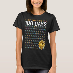 Bienenstock Baum 100 Tage Schule Lehrer Jungen T-Shirt