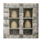 Bienenstock-Bienenstock-Bienenzucht Vintag Fliese (Vorderseite)