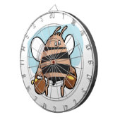 Bienenstock-Cartoon Dartscheibe (Vorderseite rechts)