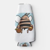 Bienenstock-Cartoon Flaschenkühler (Vorderseite)