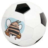 Bienenstock-Cartoon Fußball (Dreiviertel)