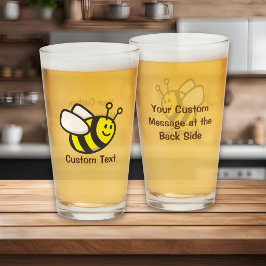 Bienenstock-Cartoon Glas
