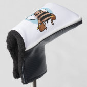Bienenstock-Cartoon Golf Headcover (3/4 Vorderseite)