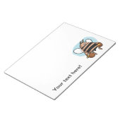 Bienenstock-Cartoon Notizblock (angewinkelt)