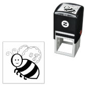 Bienenstock-Cartoon Permastempel (Beispiel)