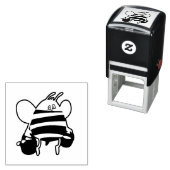 Bienenstock-Cartoon Permastempel (Beispiel)