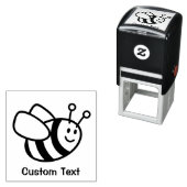 Bienenstock-Cartoon Permastempel (Beispiel)