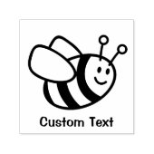 Bienenstock-Cartoon Permastempel (Design)
