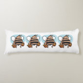 Bienenstock-Cartoon Seitenschläferkissen (Vorderseite)