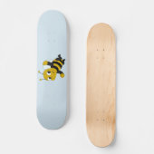 Bienenstock-Cartoon Skateboard (Vorderseite)