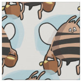 Bienenstock-Cartoon Stoff (Nahaufnahme)