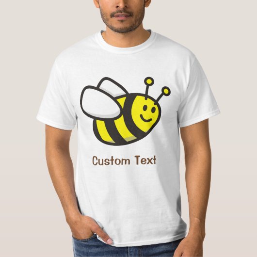 Bienenstock-Cartoon T-Shirt (Vorderseite)