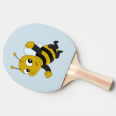Bienenstock-Cartoon Tischtennis Schläger (Seitenansicht)
