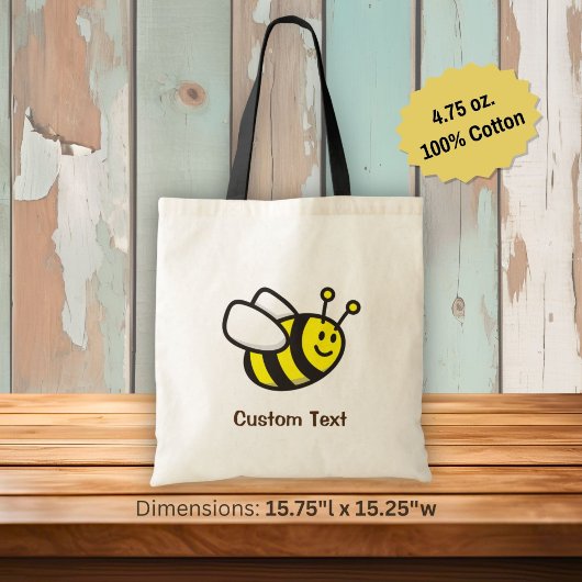 Bienenstock-Cartoon Tragetasche