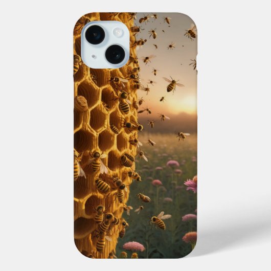 Bienenstock Case-Mate iPhone Hülle (Rückseite)