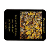Bienenstock. Christliches Geschenk Magnet (Horizontal)