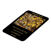 Bienenstock. Christliches Geschenk Magnet (Linke Seite)