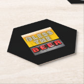 Bienenstock| Das Bier segnen Untersetzer (angewinkelt)