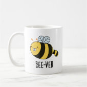 Bienenstock-Funny Animal Beaver Pun Kaffeetasse (Links)