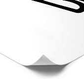 Bienenstock-Funny Animal Beaver Pun Poster (Ecke)