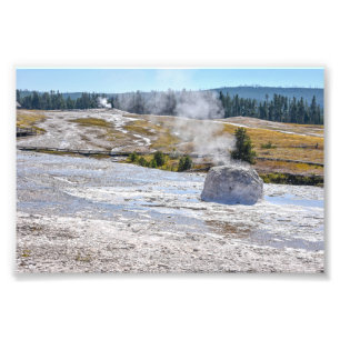 Bienenstock-Geysir, Yellowstone-Nationalpark Fotodruck
