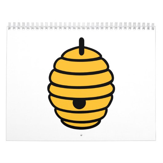 Bienenstock Kalender (Titelbild)
