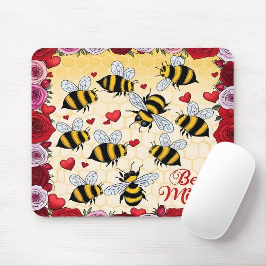 Bienenstock-Liebe Mousepad (Mit Mouse)
