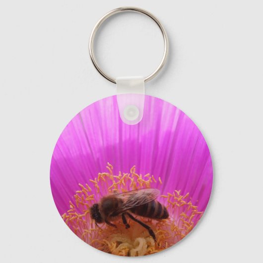 Bienenstock-Schlüsselanhänger Schlüsselanhänger (Vorderseite)