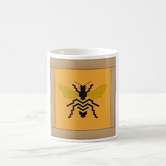 Bienenstock-Tasse Kaffeetasse (Mittel)