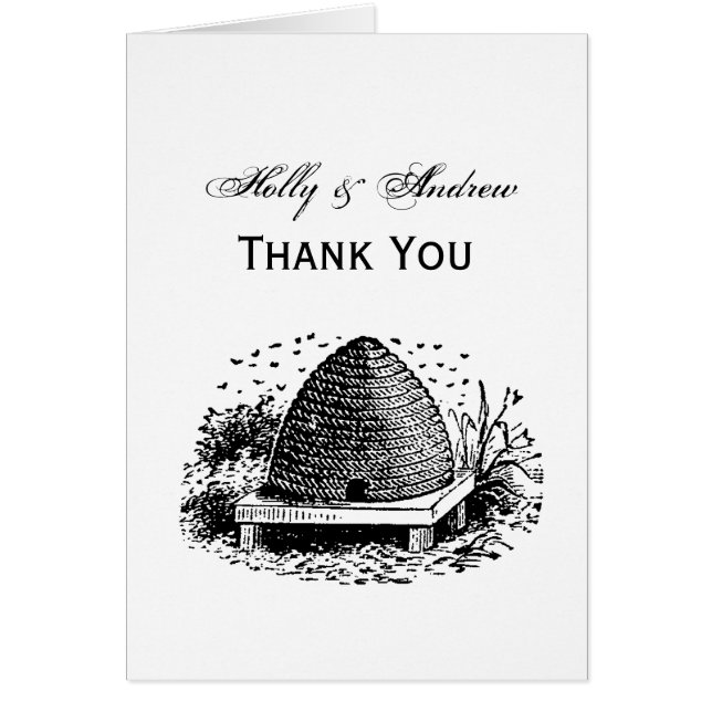 Bienenstock und Bienen #1 Heraldic Vintag (Vorne)