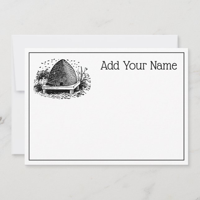 Bienenstock und Bienen #1 Heraldic Vintag (Vorderseite)