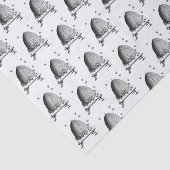 Bienenstock und Bienen #2 Heraldic Vintag Seidenpapier (Ausschnitt)