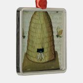 Bienenstock und Bienen Ornament Aus Metall (Rechts)