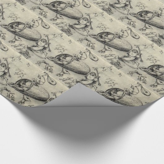 Bienenstock und Hexen durch Hieronymus Bosch Geschenkpapier (Ecke)