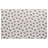 Bienenstock weiß. Honigknocheninsekt Imker Stoff (Fat Quarter (45,7 x 55,9 cm))