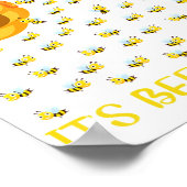 Bienenstockbaum 100 Tage Schullehrerin Junge Mädch Poster (Ecke)